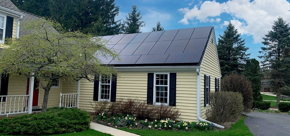 A homeowner using a EV Charging plug.
