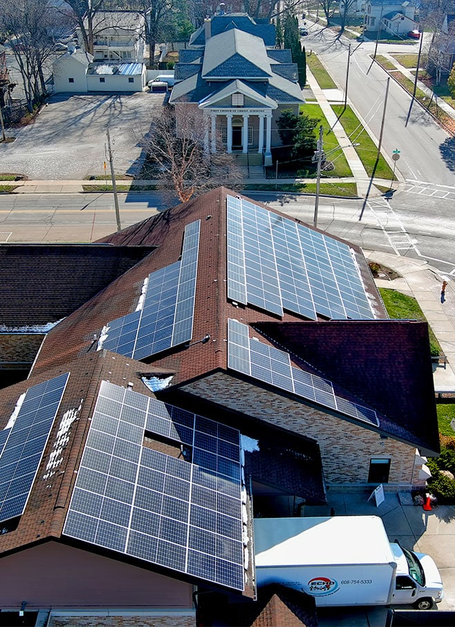 Sun Badger Solar helps Janesville Non-Profit Go Solar | They also happen to be the beneficiary of a very generous donation from a local sustainably minded donor who is footing the bill for a big portion of the installation of a solar system for ECHO’s building. The donor just happens to be a customer of Sun Badger Solar who has experienced the difference that solar panels can make and wanted to help a non-profit go solar too.